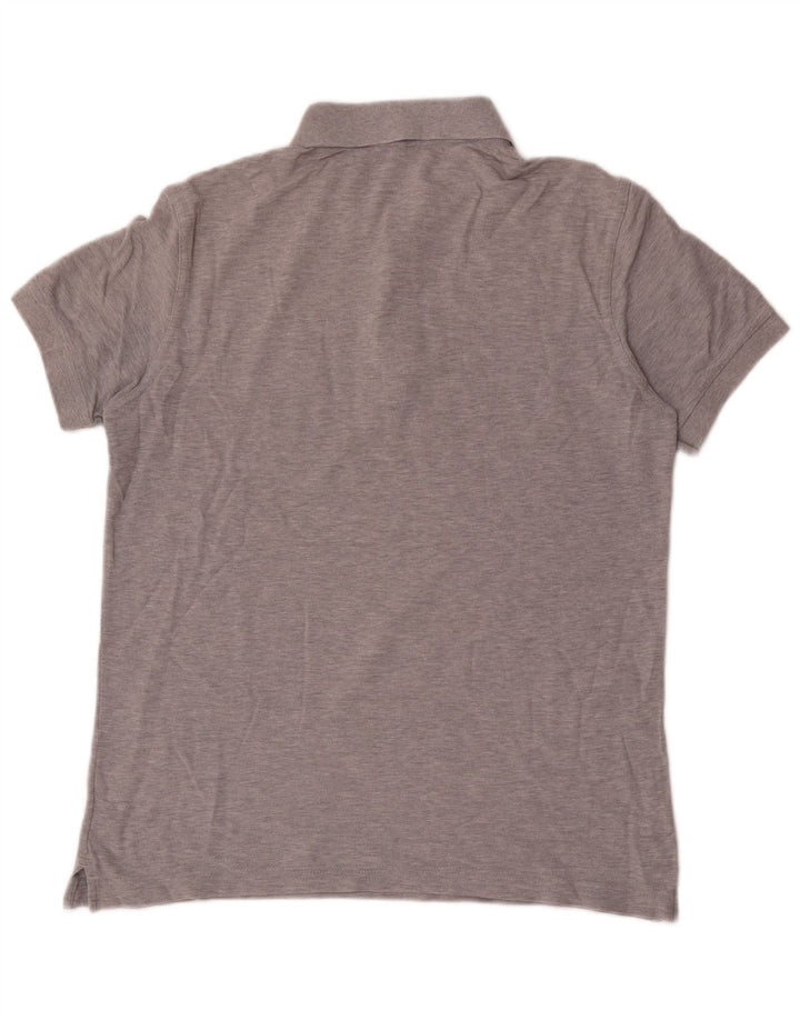 Camisa polo masculina Benetton cinza médio