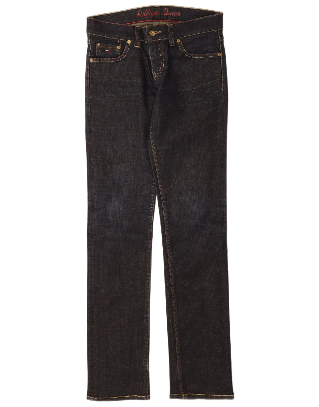 Jeans slim feminino TOMMY HILFIGER W26 L32 azul marinho