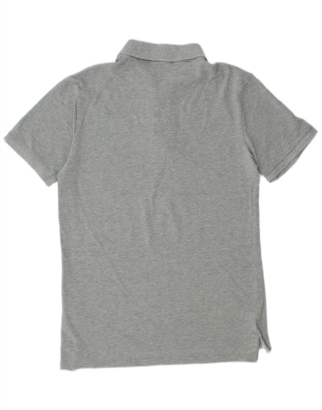 Camisa polo masculina NIKE pequena cinza algodão