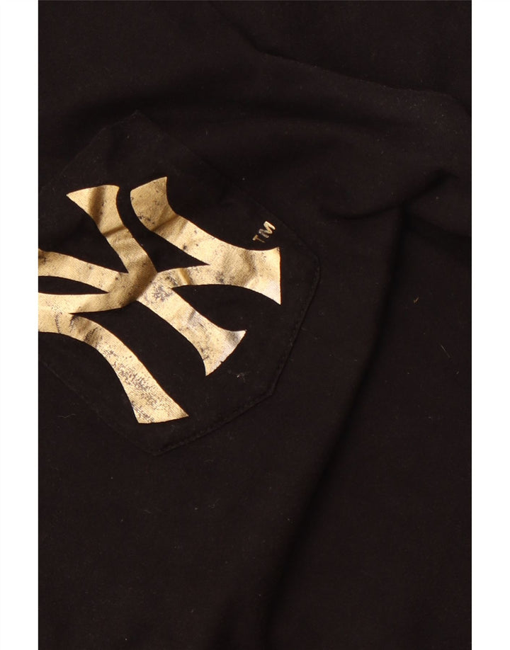 Túnica feminina MAJESTIC New York Yankees com estampa gráfica Reino Unido 16 grande preta