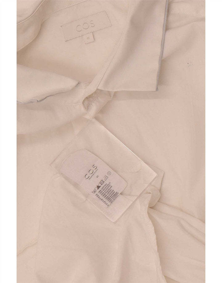 Camisa masculina Cos tamanho 41 grande algodão branco
