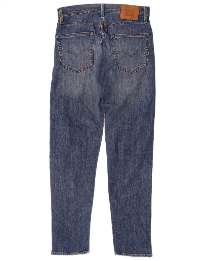 Levi's Masculino 502 Tapered Jeans W30 L34 Azul Algodão
