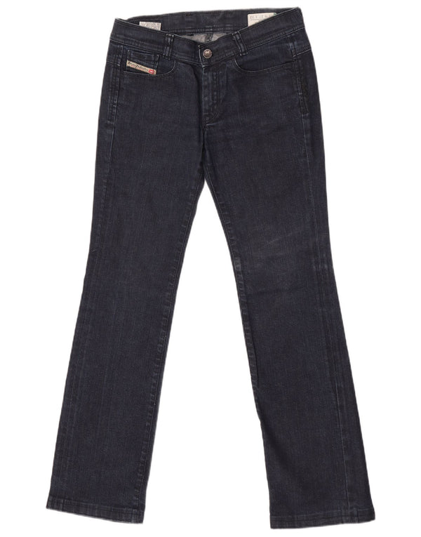 Jeans feminino Diesel Soozy Straight W27 L32 azul marinho algodão