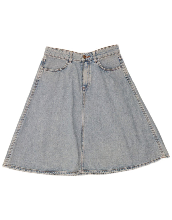 Saia jeans feminina Zara médio W28 azul