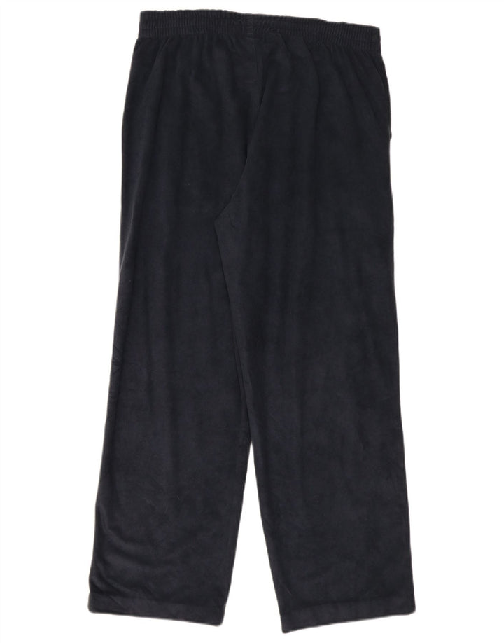 Calça de treino masculina de veludo DIADORA UK 40 poliéster azul marinho médio