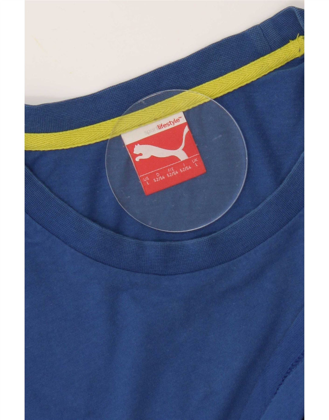 Puma Camiseta Masculina Graphic Top Grande Azul