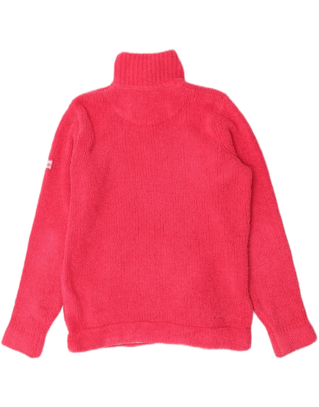 Musto moletom feminino oversized com zíper e gola alta Reino Unido 10 pequeno rosa