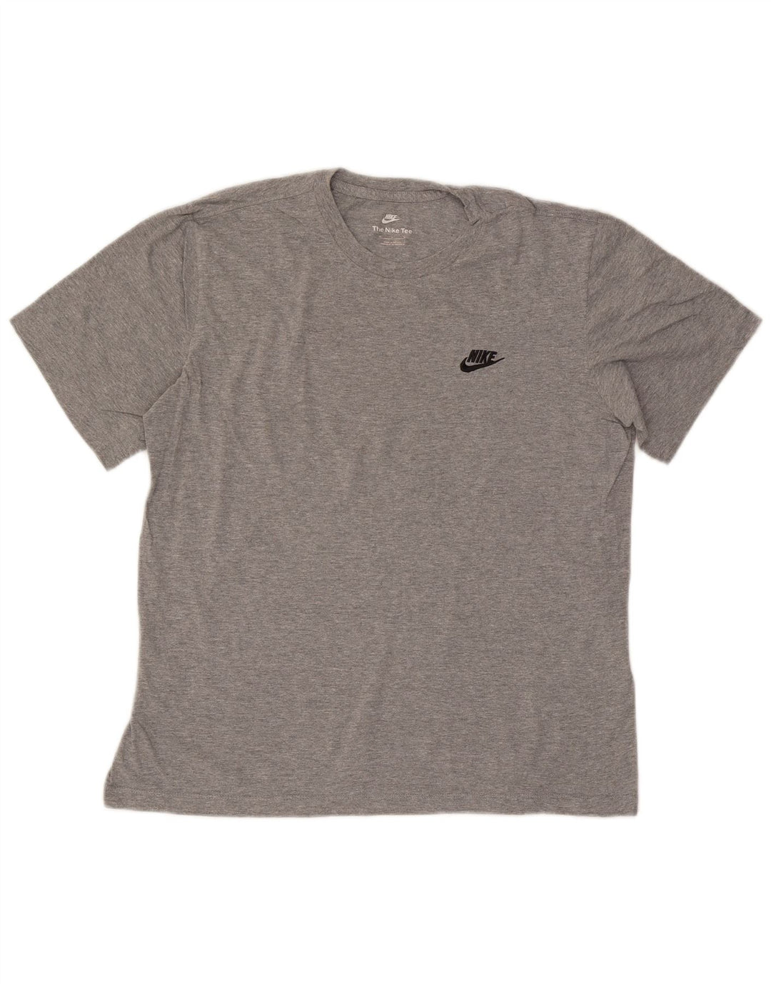 Camiseta masculina Nike Top cinza médio manchado