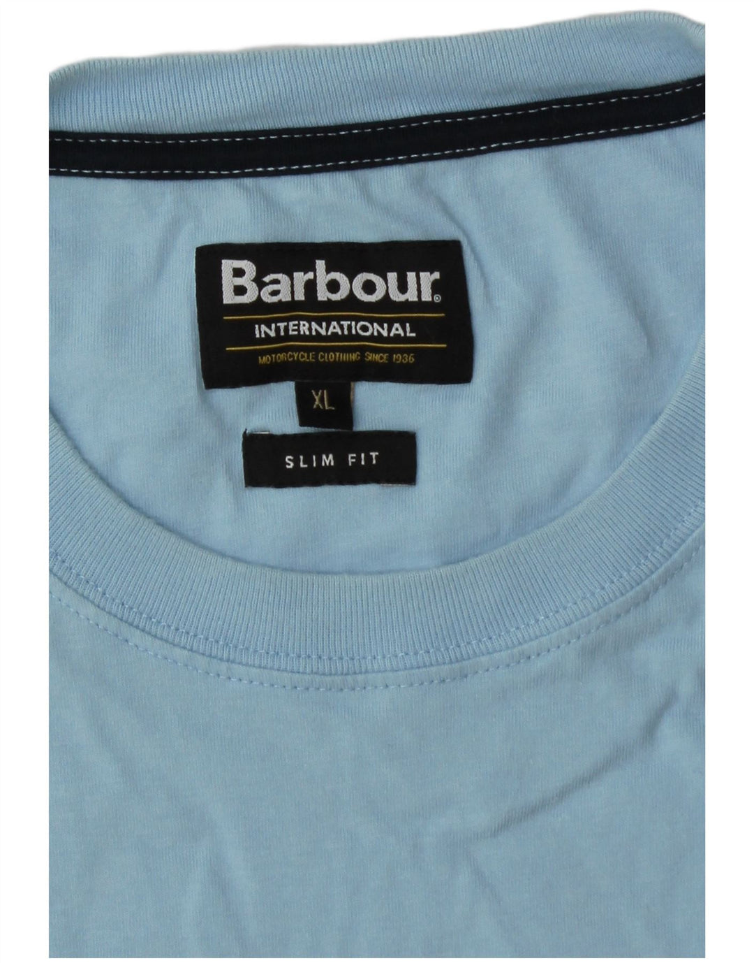 Camiseta masculina slim fit BARBOUR XL algodão azul