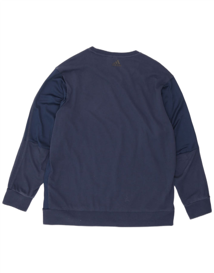 Adidas Mens Moletom Jumper XL Azul Marinho