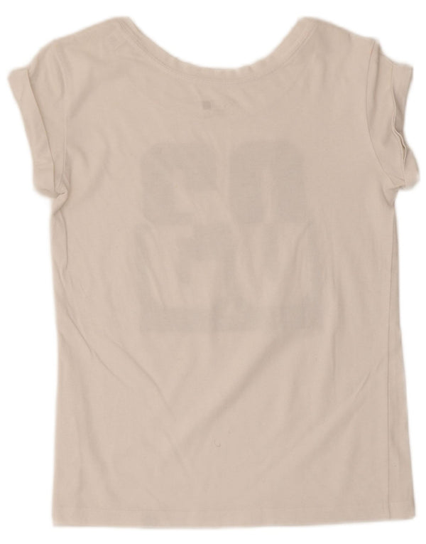 Camiseta Adidas Feminina Climalite Graphic Top UK 4/6 XS Branco