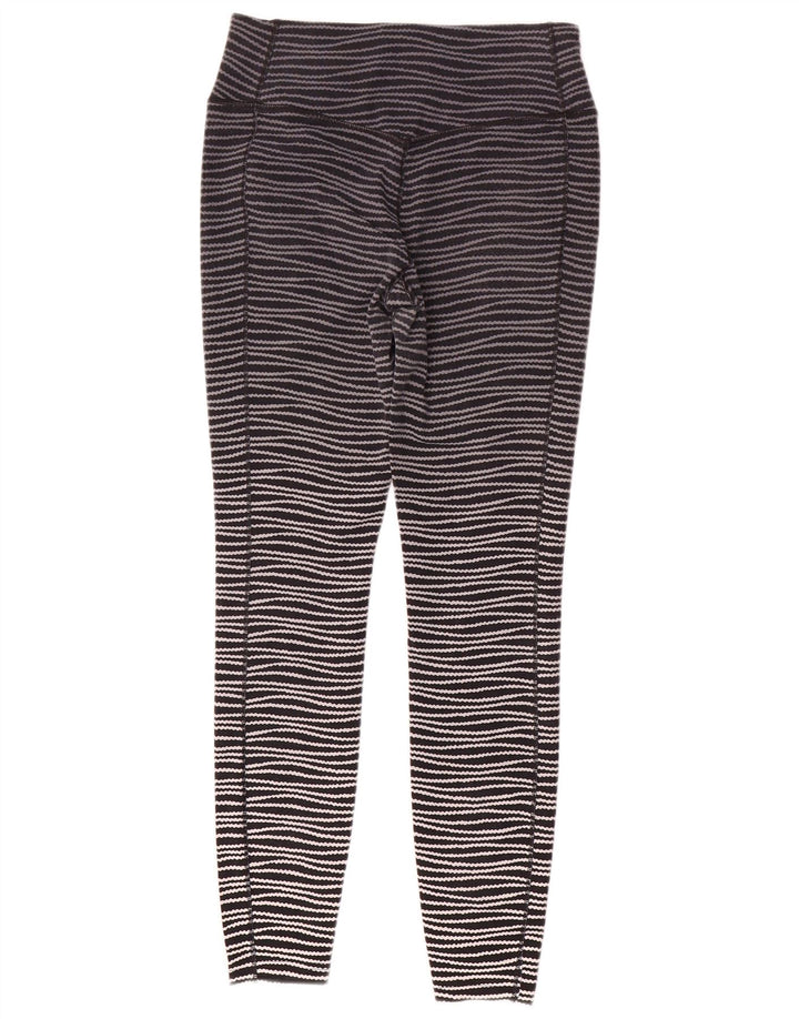 Leggings Nike Dri Fit UK 14 Médio Preto Listrado