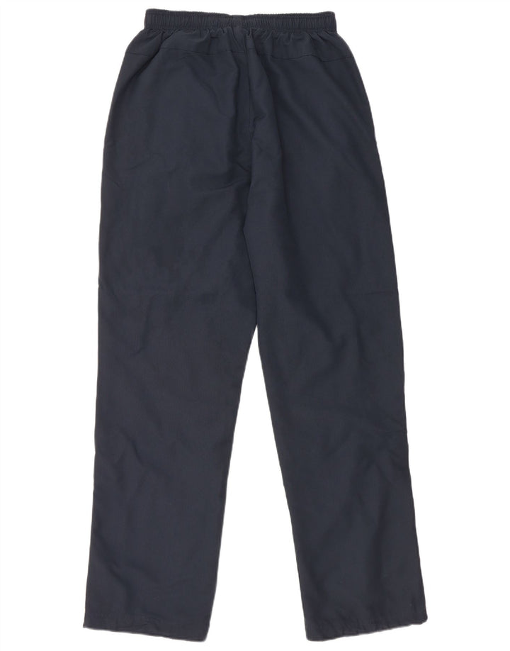 Calças de treino gráfico Reebok Boys 14-15 anos XL azul marinho Colourblock