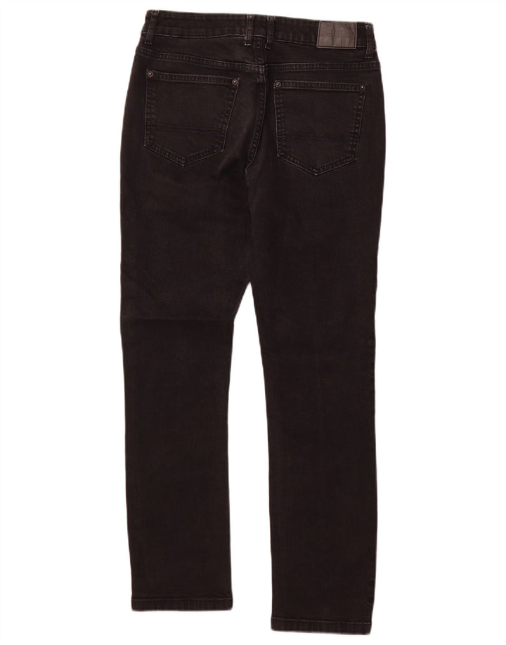 JACK WILLS Calça jeans masculina slim W28 L32 algodão preto