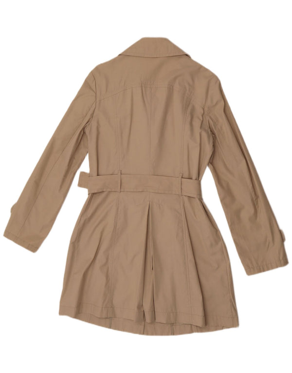 Trench Coat feminino Sisley IT 46 grande algodão bege