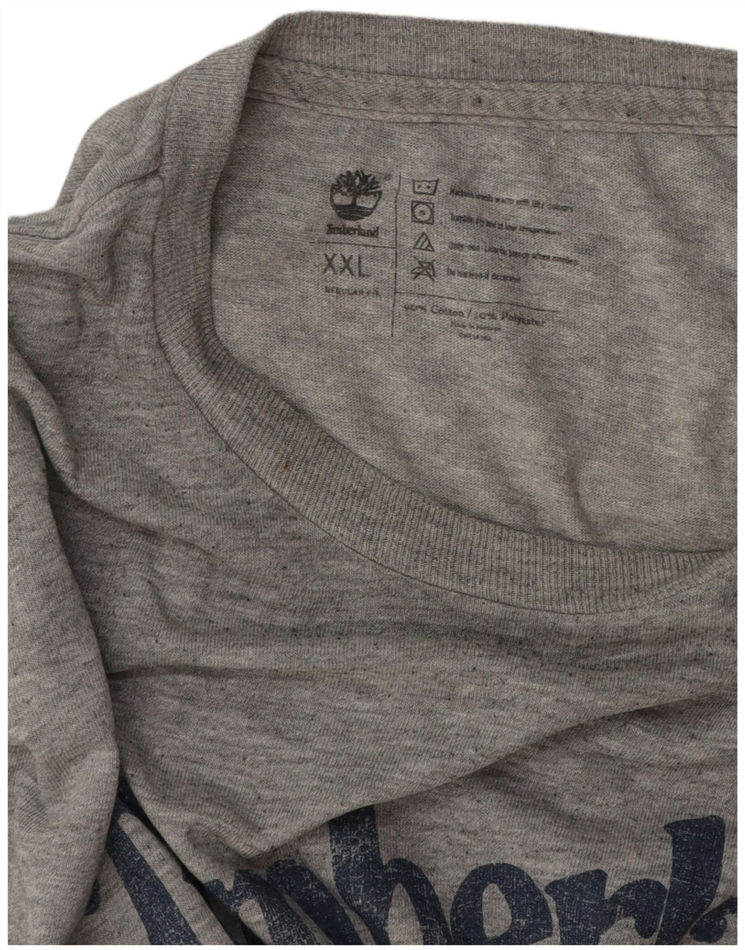 Camiseta masculina Timberland Regular Fit Graphic 2XL algodão cinza