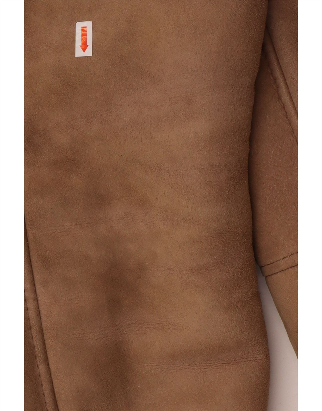 Jaqueta masculina VINTAGE Shearling IT 50 grande marrom shearling