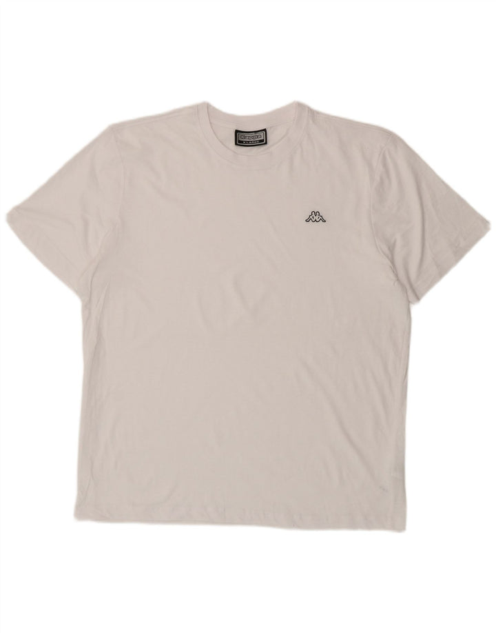 Camiseta masculina KAPPA Top XL algodão branco
