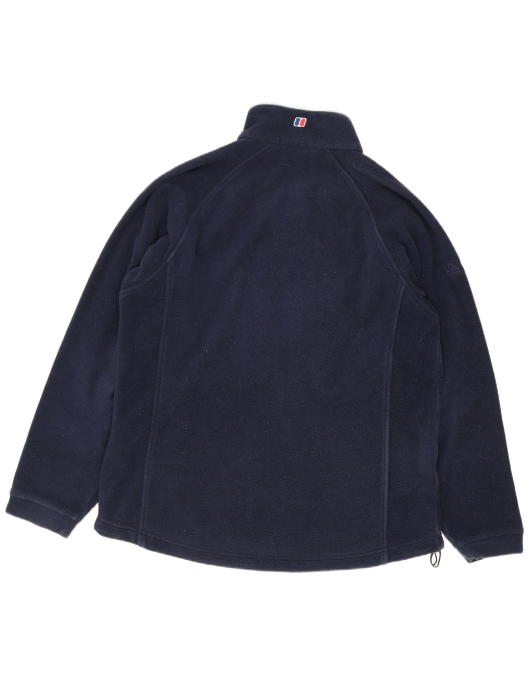 Jaqueta de lã feminina Berghaus UK 16 grande poliéster azul marinho