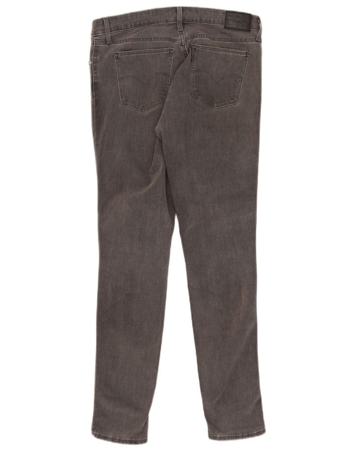 Calça jeans feminina Levi's 711 skinny W30 L32 cinza algodão