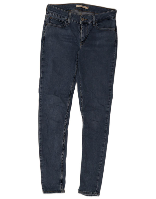 Calça jeans feminina Levi's 710 Super Skinny W28 L28 azul algodão