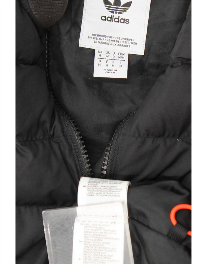 Adidas Mens Bomber Padded Jacket UK 38 Médio Cinza Poliéster