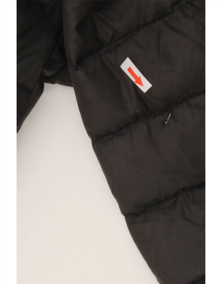 Jaqueta acolchoada feminina Tommy Hilfiger UK 14 poliéster preto médio