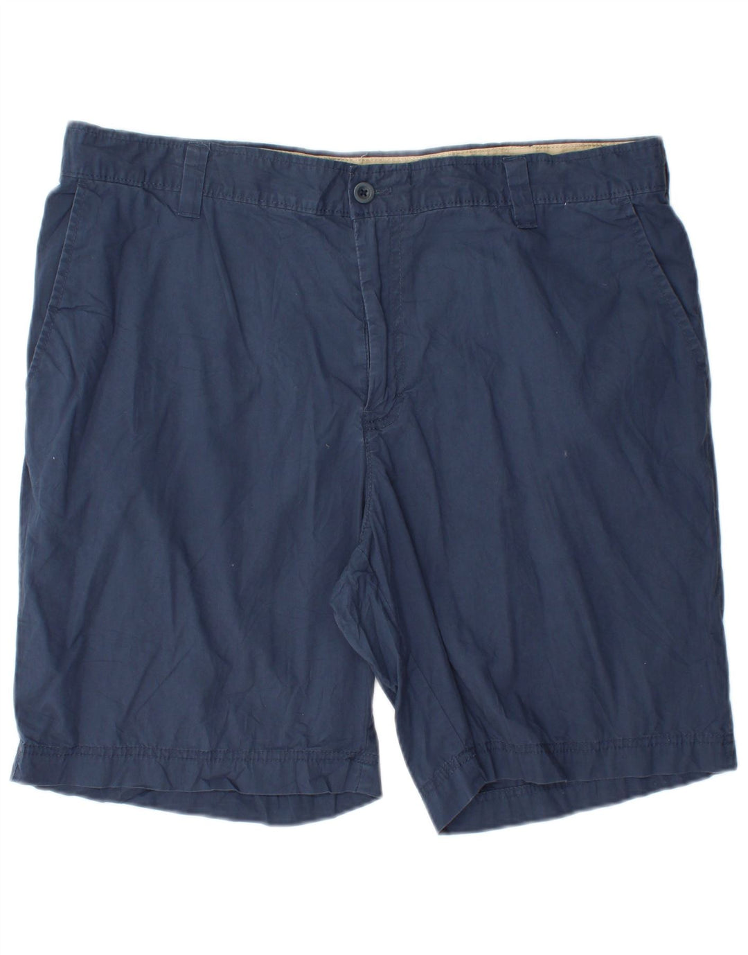 Shorts chino masculino IZOD água salgada W40 XL algodão azul marinho