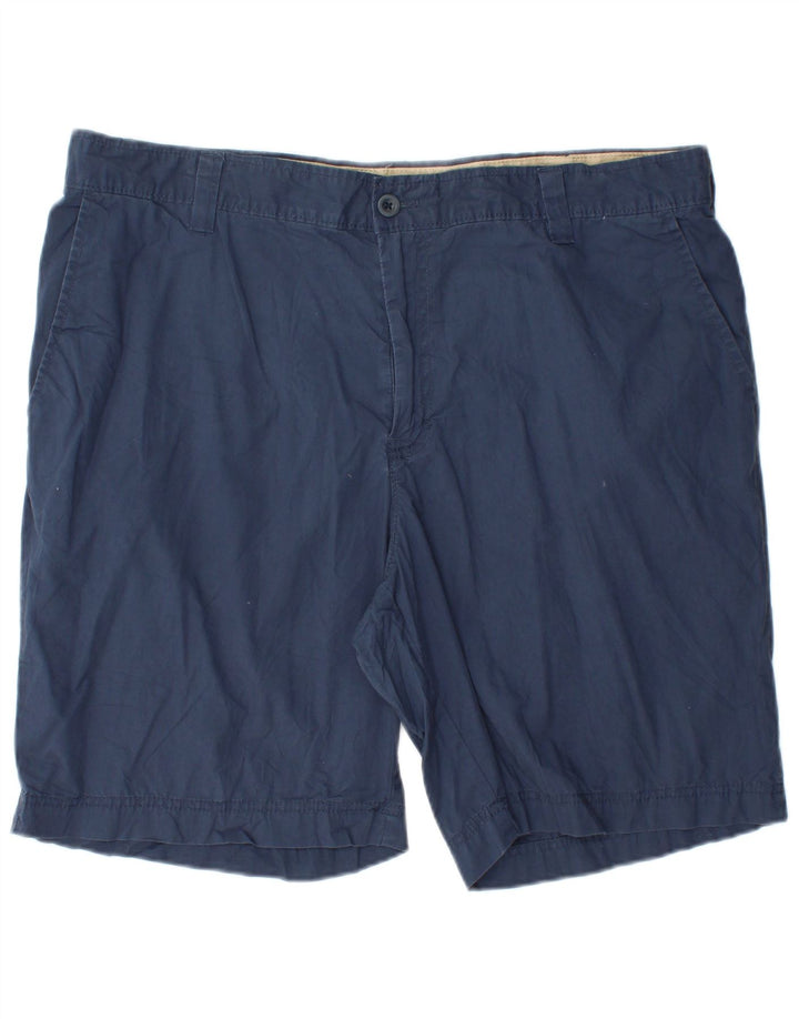 Shorts chino masculino IZOD água salgada W40 XL algodão azul marinho