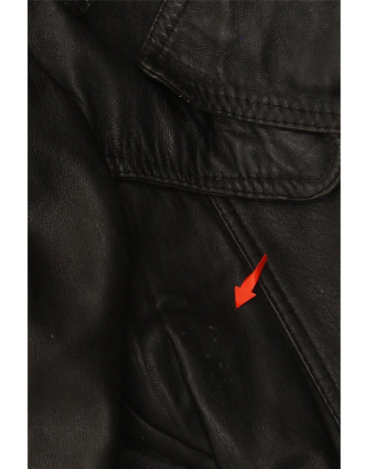 Jaqueta militar feminina VINTAGE UK 12 média preta