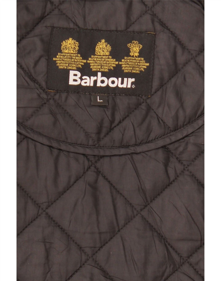 Jaqueta acolchoada masculina Barbour UK 40 grande preta