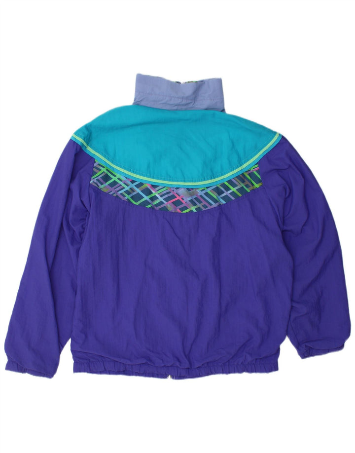 LOTTO Mens Treino Top Jaqueta Grande Roxo Colourblock Poliamida