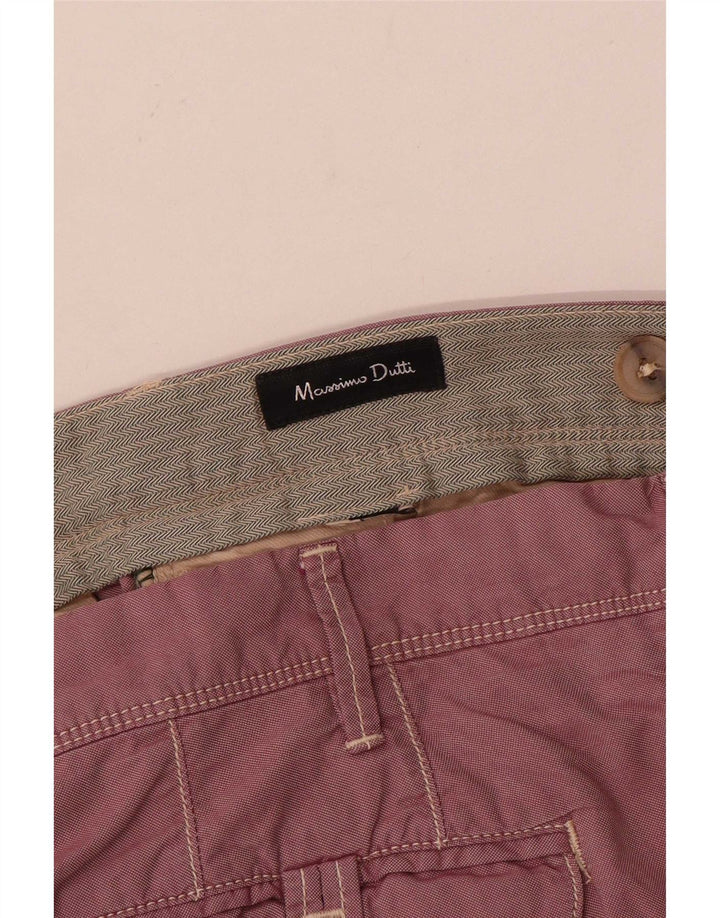 Calça Chino Masculina Reta Massimo Dutti W34 L30 Rosa