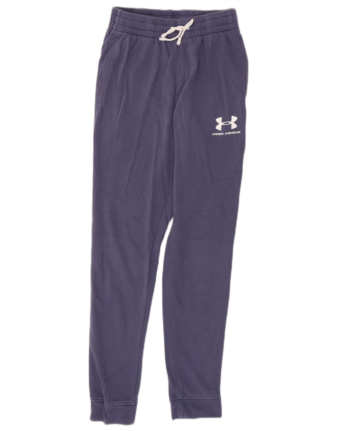 Calça esportiva masculina Under Armour Graphic Joggers pequena roxa