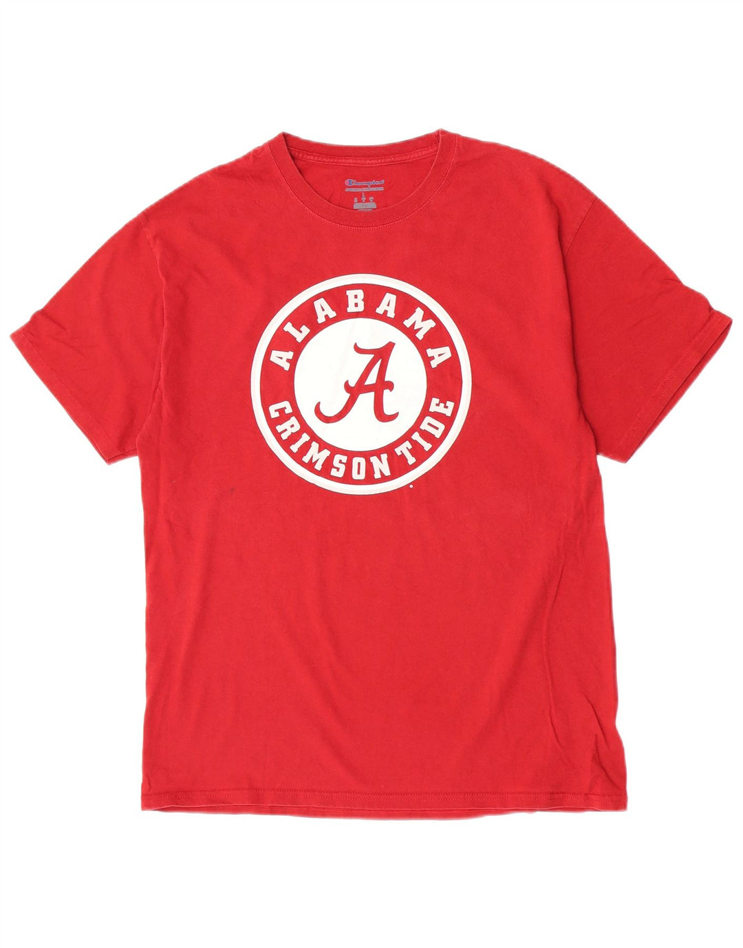 Camiseta masculina estampada Champion grande algodão vermelho