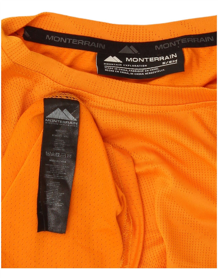 Camiseta masculina Monterrain Top pequeno laranja poliéster