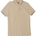 THINK PINK Mens Polo Shirt Large White Cotton Vintage Think Pink and Second-Hand Think Pink from Messina Hembry 