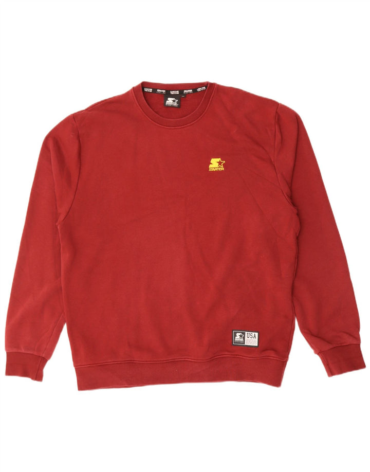 STARTER Moletom Masculino Jumper XL Algodão Vermelho