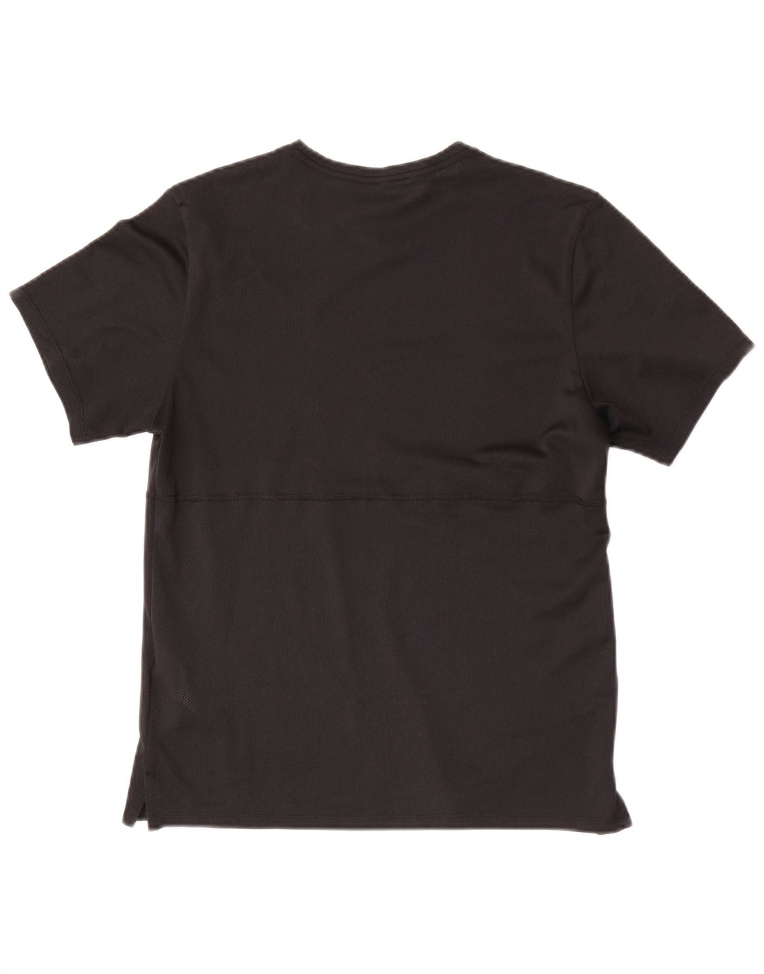 Camiseta feminina Nike Dri Fit Top UK 10 pequena preta poliéster