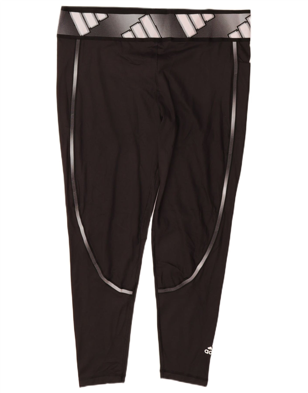 Leggings Adidas Feminino UK 24/26 2XL Poliéster Preto