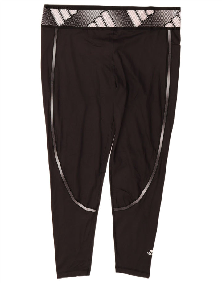 Leggings Adidas Feminino UK 24/26 2XL Poliéster Preto