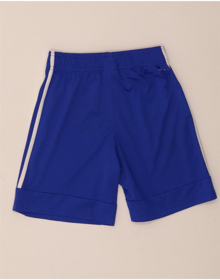 Calções desportivos Adidas Boys Climalite 11-12 anos azul poliéster