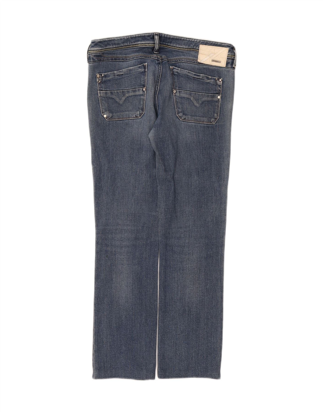 Jeans feminino Diesel Lowky Straight W32 L28 algodão azul