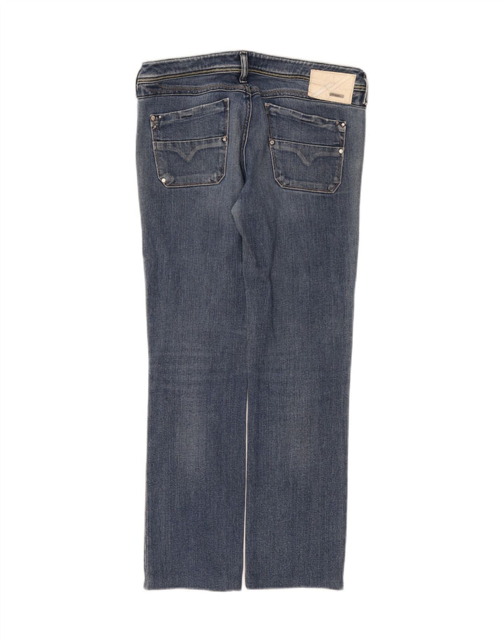 Jeans feminino Diesel Lowky Straight W32 L28 algodão azul