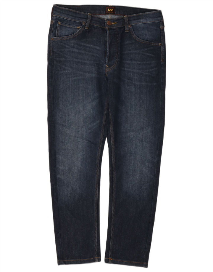Lee Mens Daren Slim Jeans W31 L27 Azul Marinho Algodão