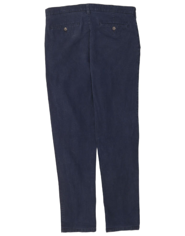Calça Chino Masculina Slim Marks & Spencer W34 L33 Algodão Azul Marinho