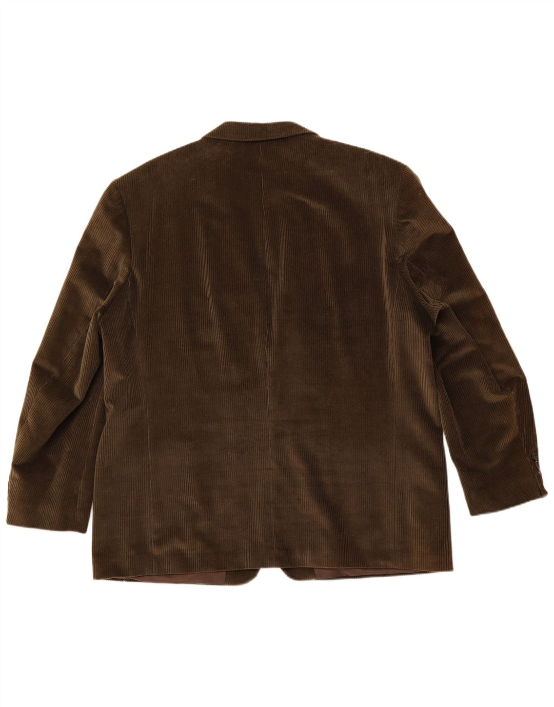 Jaqueta blazer masculina Canda de veludo cotelê com 3 botões Reino Unido 58 4XL algodão verde