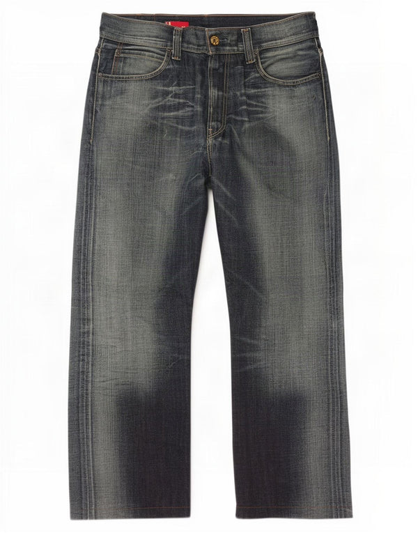 Calça jeans masculina Levi's 506 Standard Fit Straight W36 L34 Azul Marinho Algodão