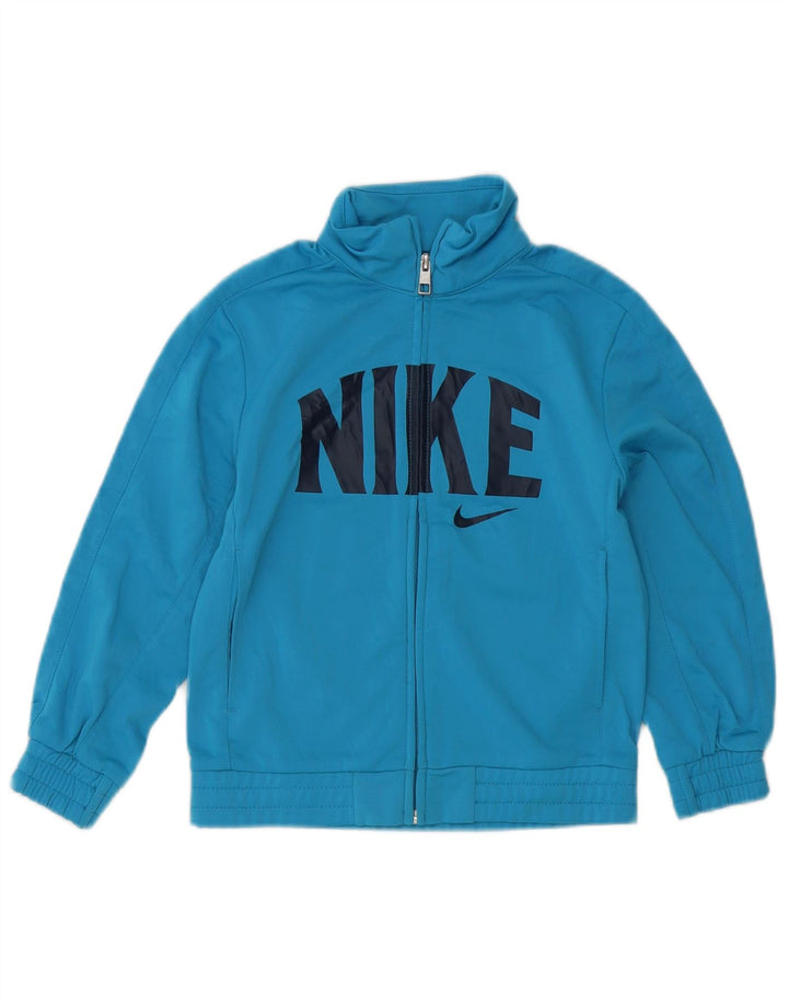 Jaqueta Nike Boys Graphic Tracksuit Top 6-7 Anos XS Azul Poliéster
