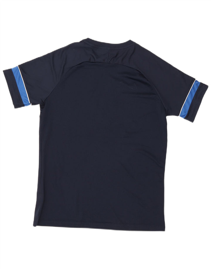 Camiseta Nike Masculina Dri Fit Top Grande Azul Marinho Colourblock Poliéster